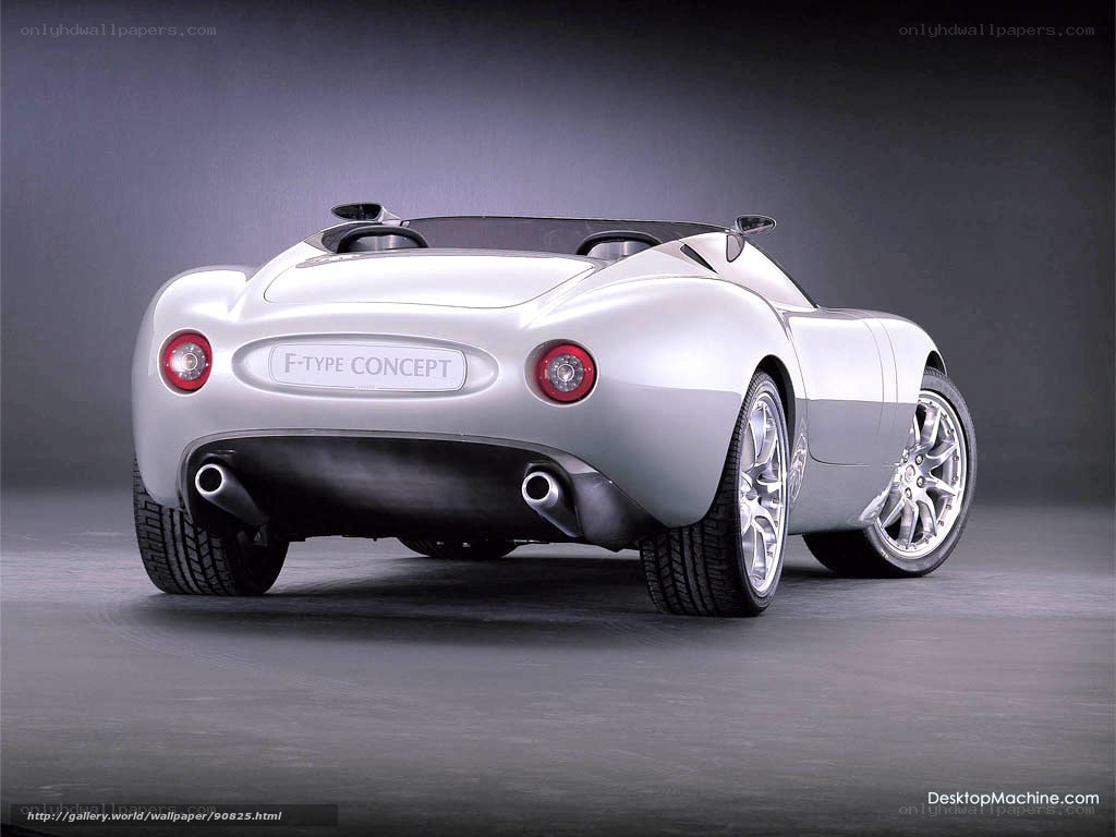 F-Type Concept car rear view