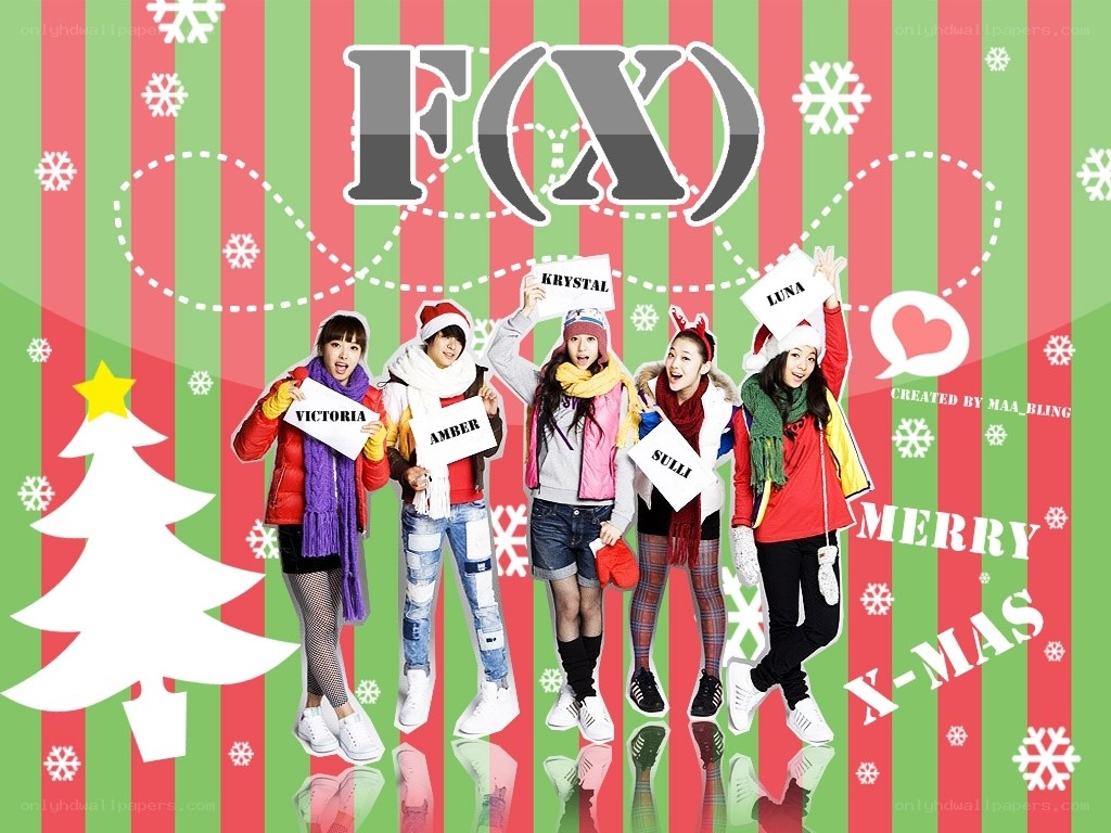 F(x) Christmas group photo