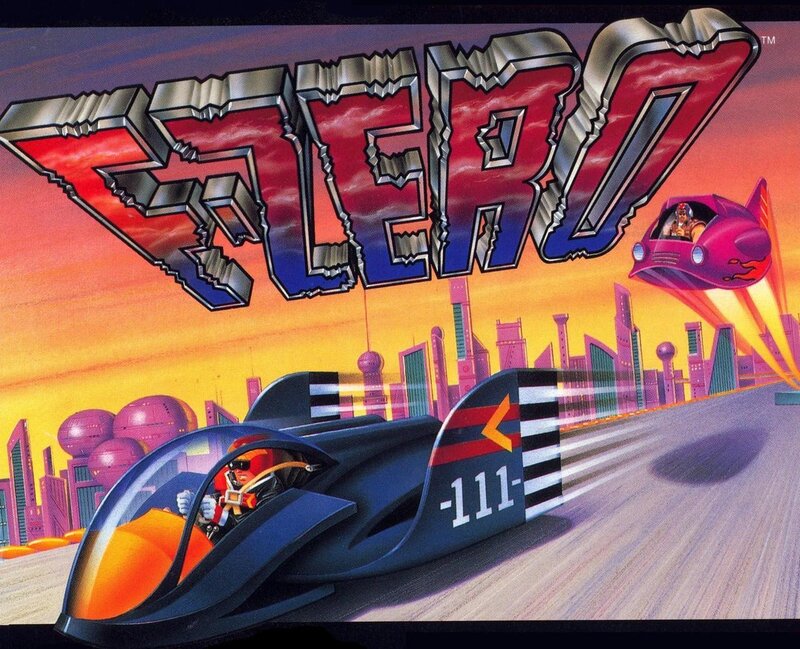 F-Zero racing game cover
