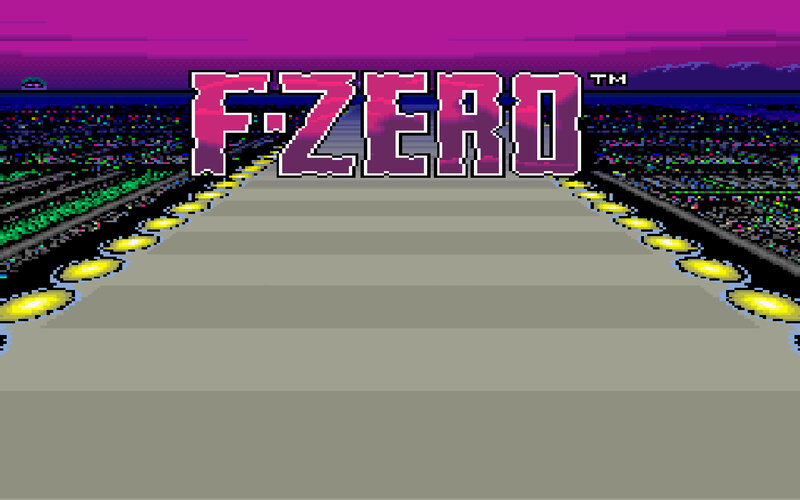 F-Zero title screen