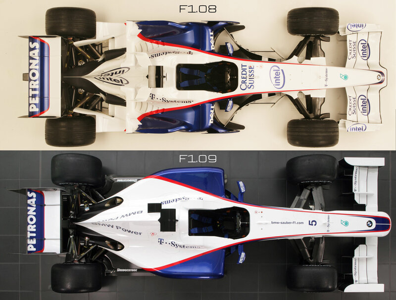 F1 car comparison