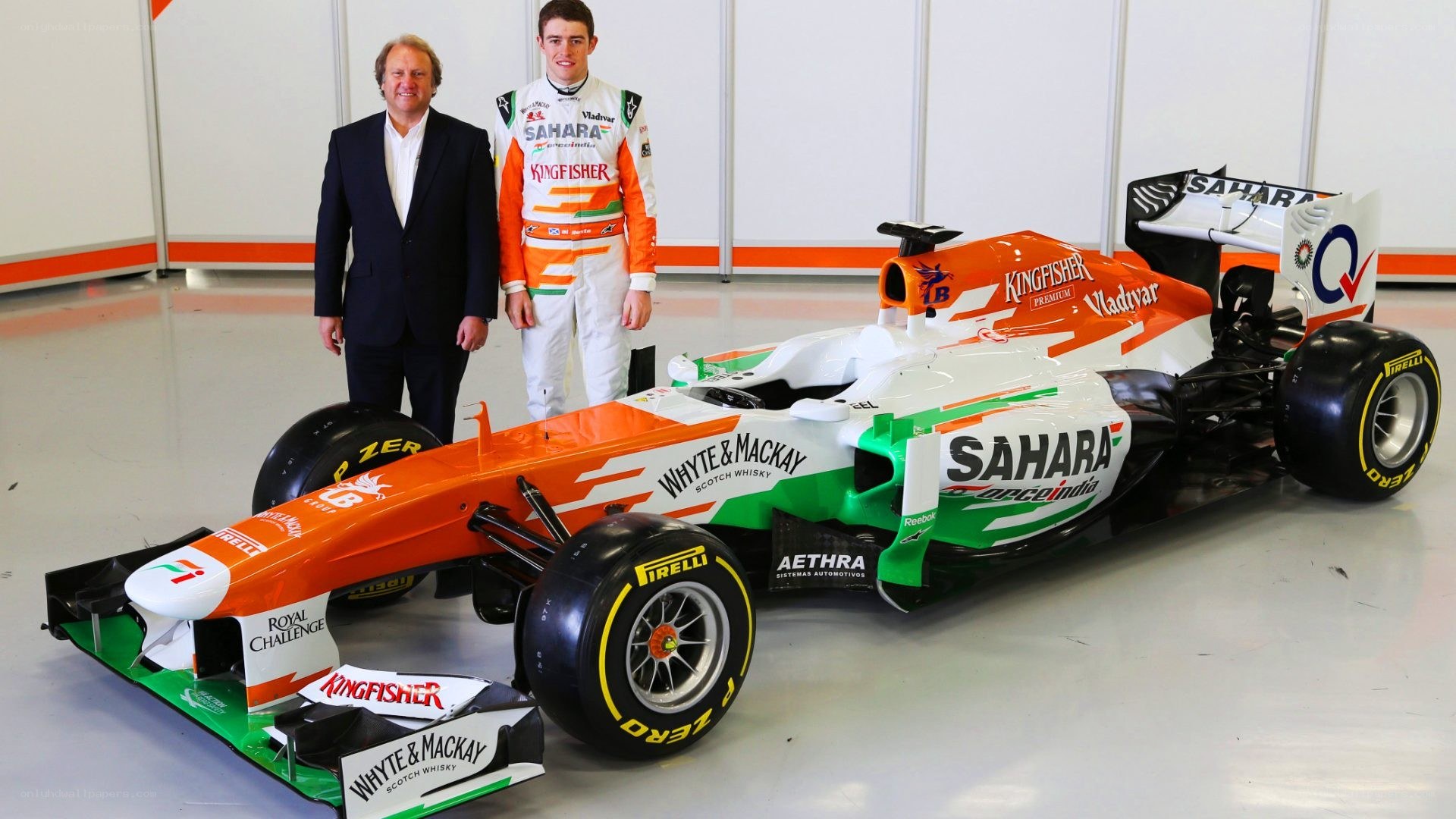 F1 car reveal event