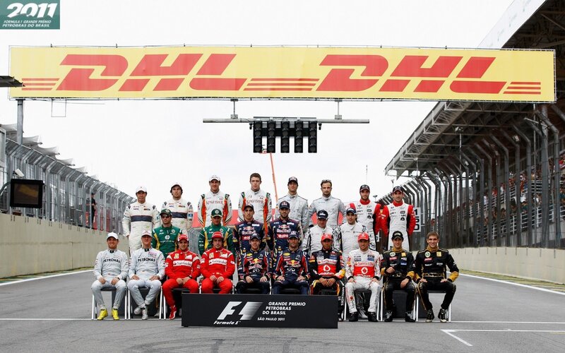 F1 drivers at Brazil Grand Prix