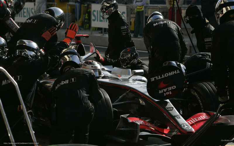 F1 Pit Crew at Work
