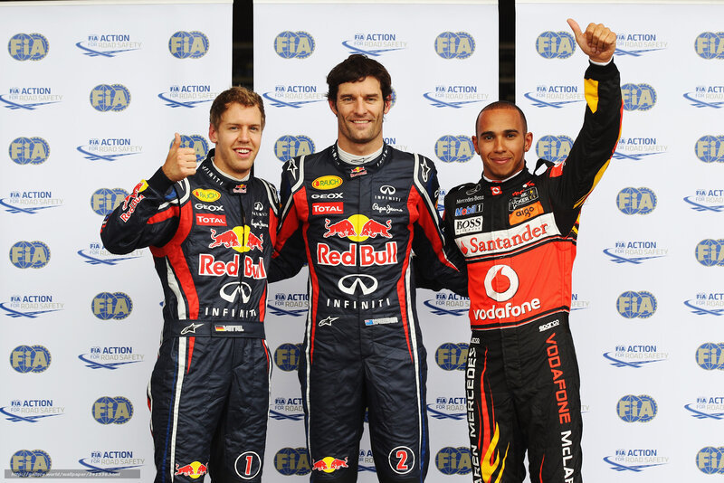 F1 podium celebration