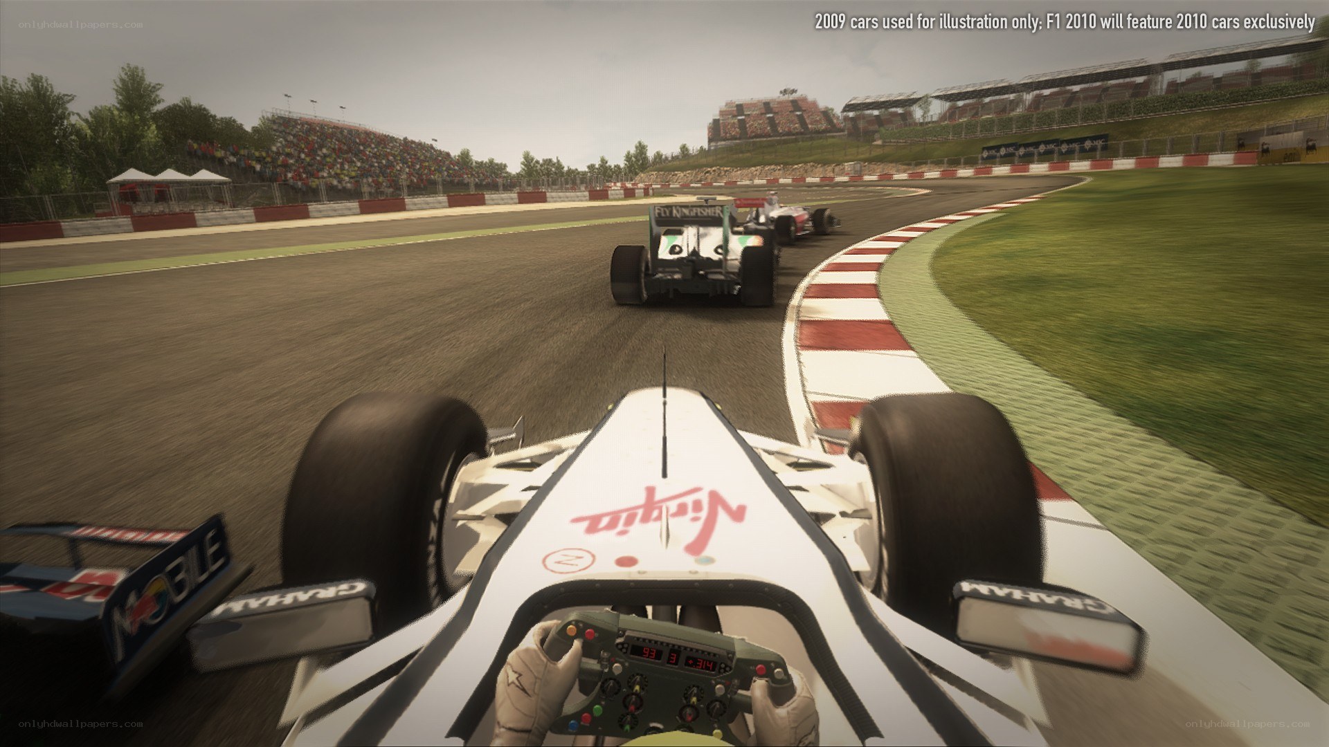 F1 racing game screenshot