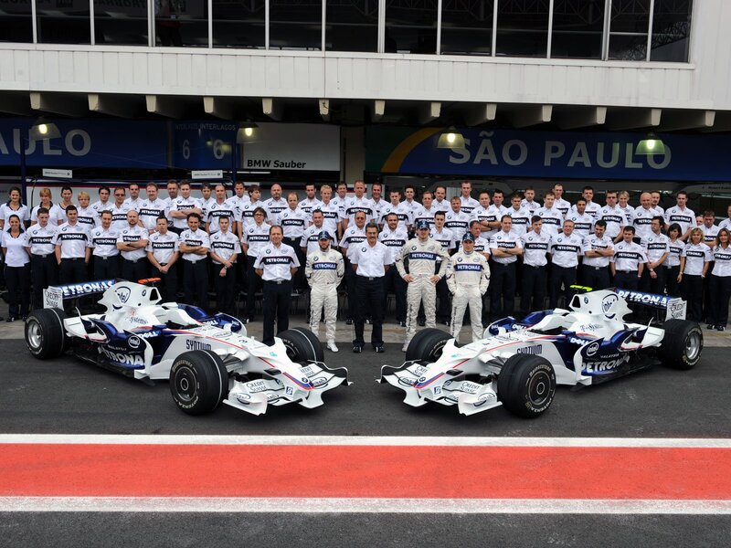 F1 Team with Two Cars