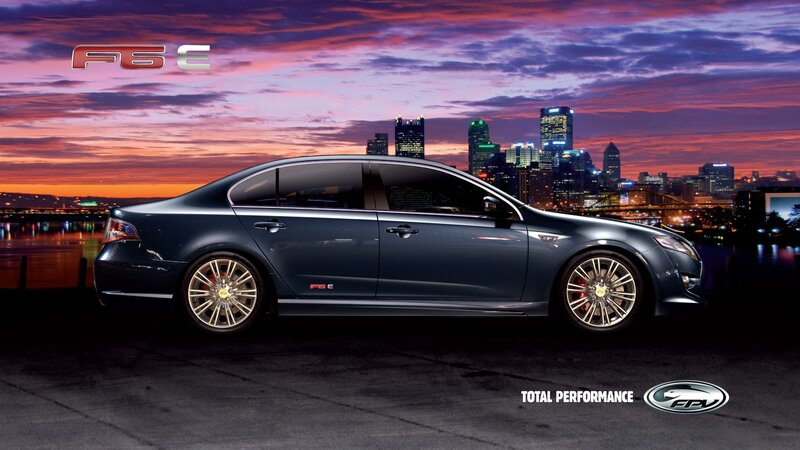 F6 E sedan at dusk