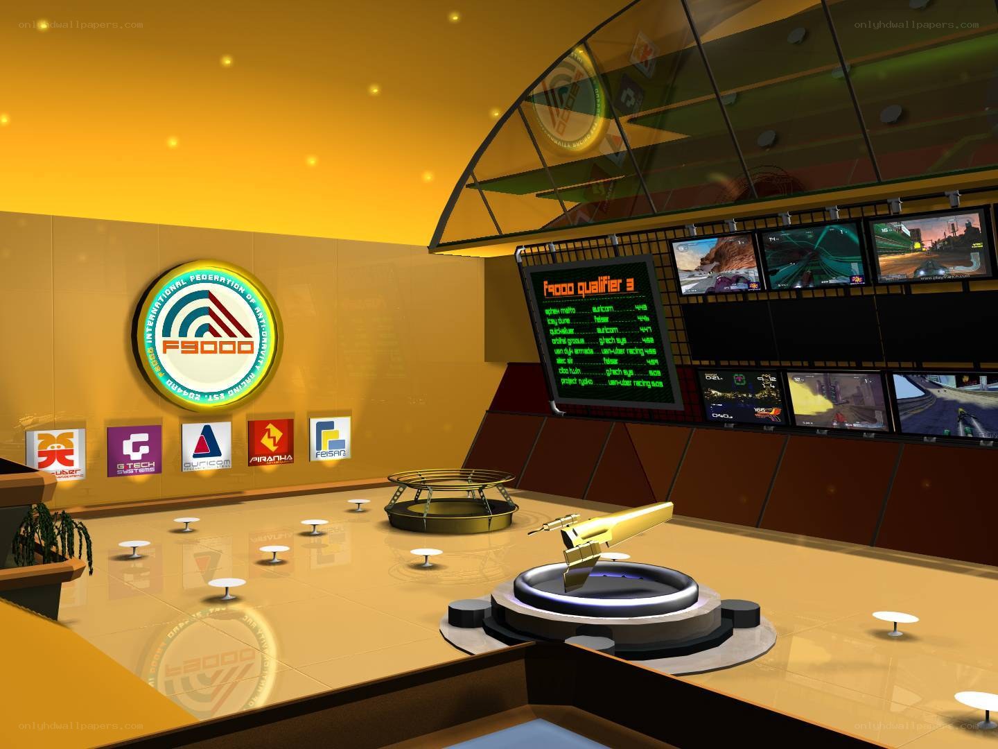 F9000 racing control room
