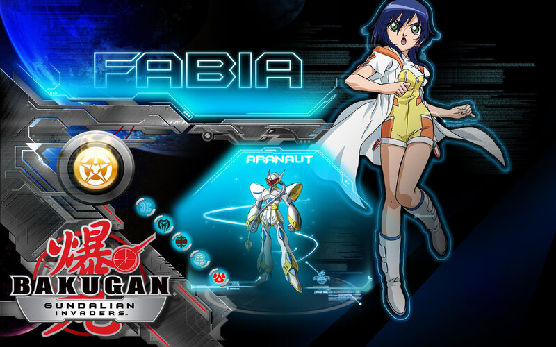 Fabia and Aranaut from Bakugan