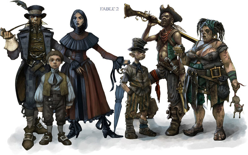 Fable 2 character lineup