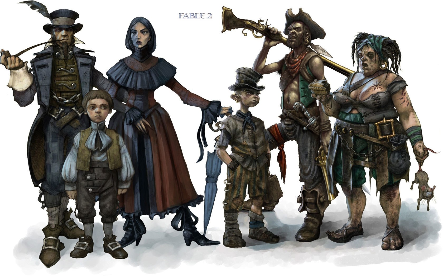 Fable 2 character lineup