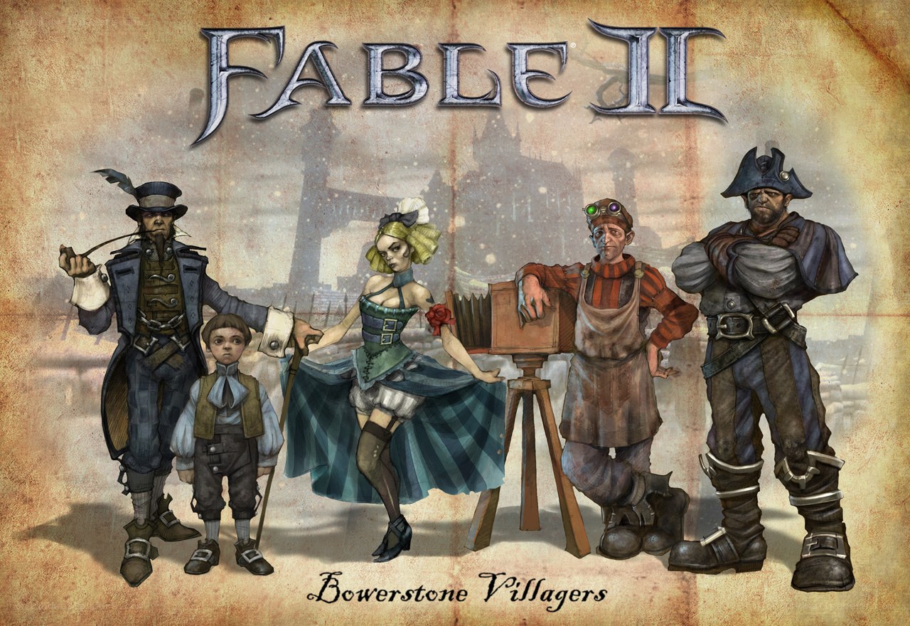 Fable II Bowerstone Villagers