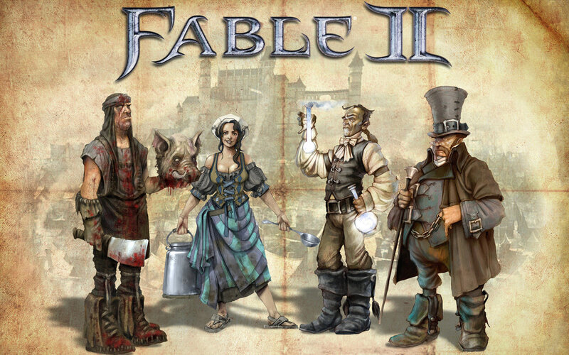 Fable II character lineup