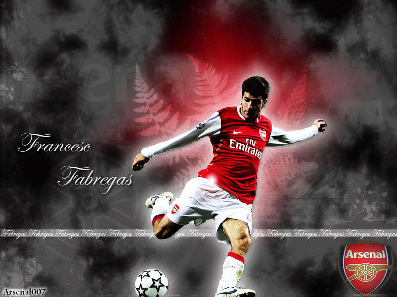 Fabregas in Arsenal kit