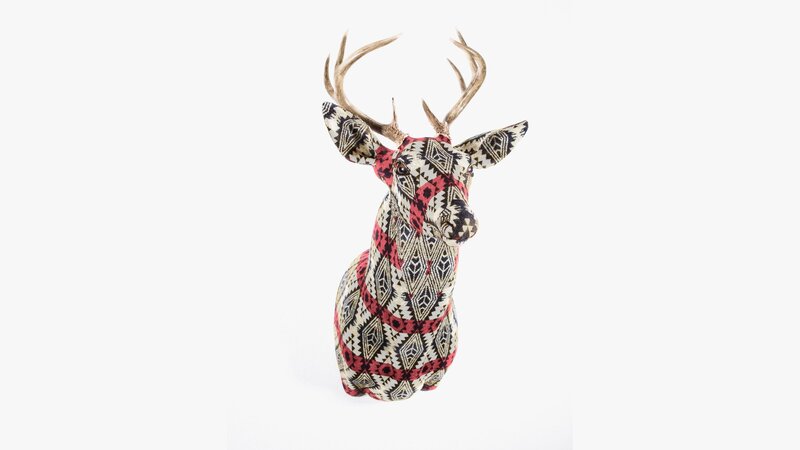 Fabric Deer Head