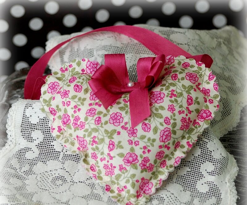 Fabric Heart Ornament