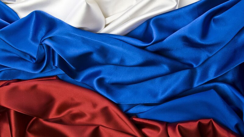 Fabric in Red White Blue — Calm, Photograph