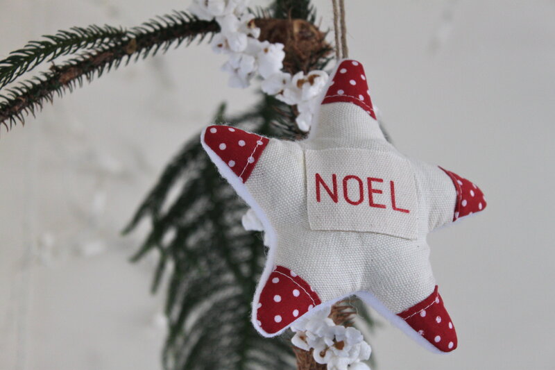 Fabric Star Ornament