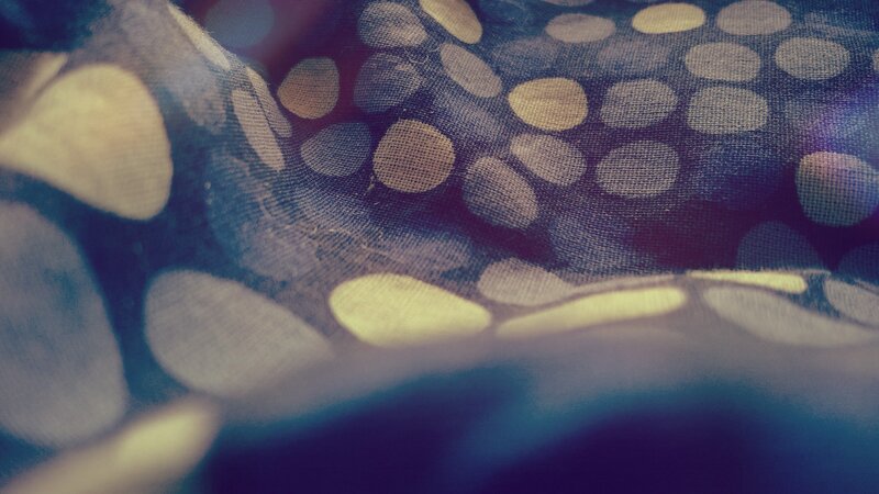 Fabric with Polka Dots
