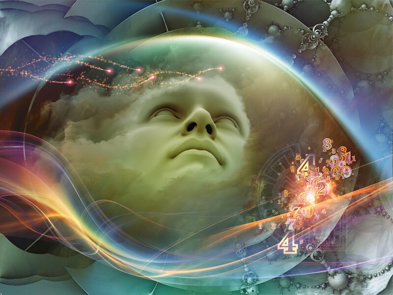 Face in Cloud Sphere