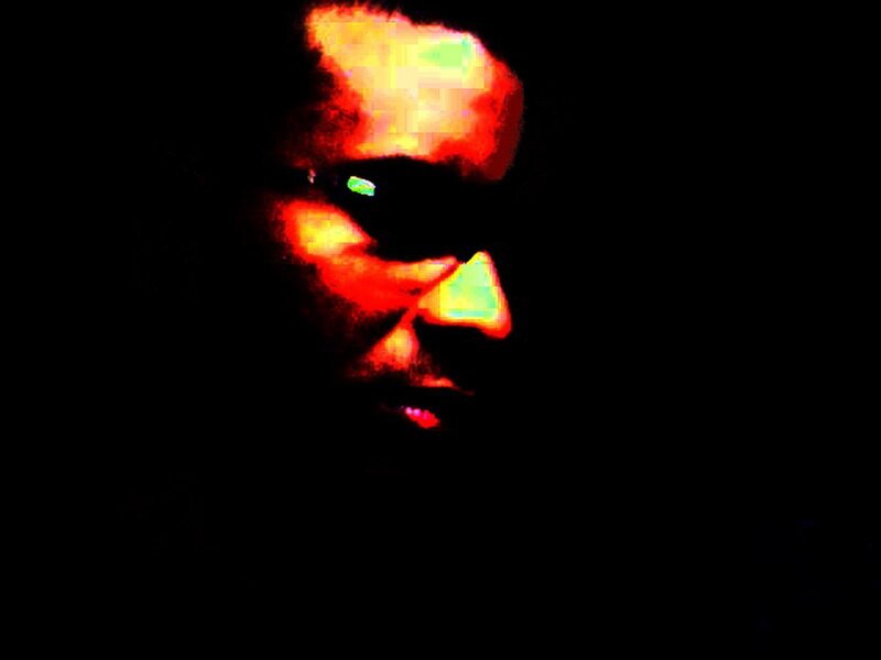 Face in Dark Light