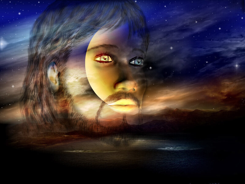 Face in Moonlight