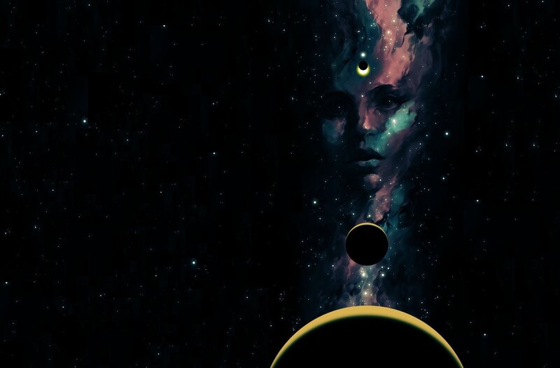Face in Nebula