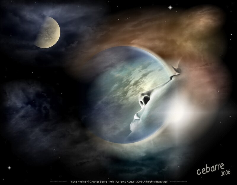 Face in Planet