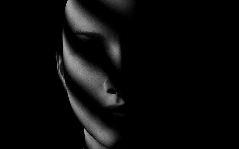 Face in Shadow