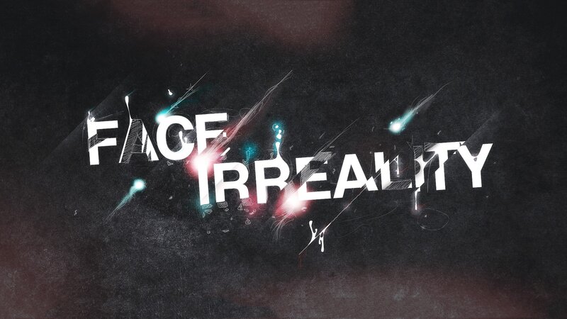 Face Irreality text art