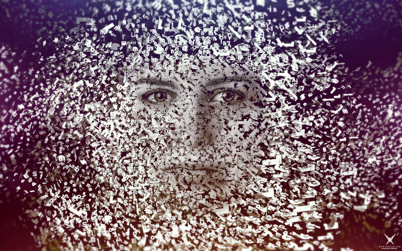 Face Made of Letters