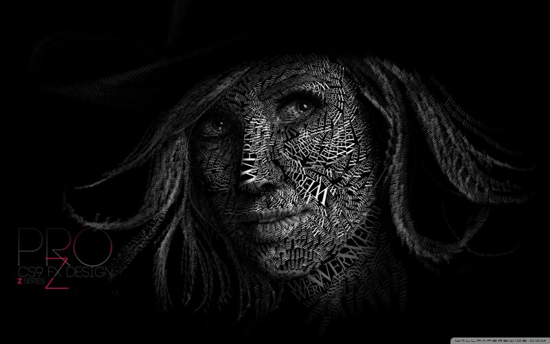 Face Made of Text