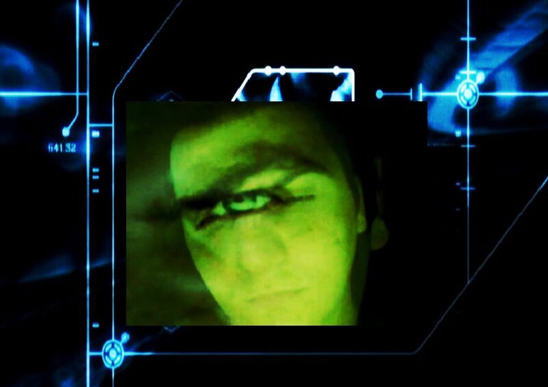 Face on Green Screen