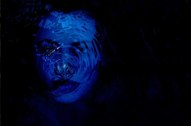 Face under Water