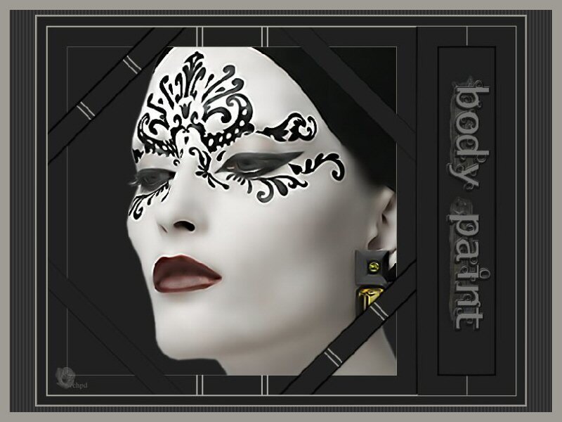 face with body paint design