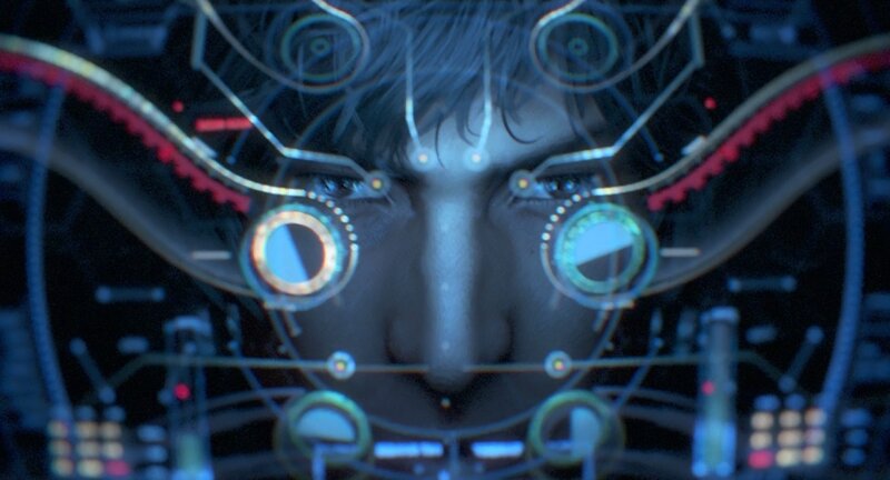 Face with Digital Overlay