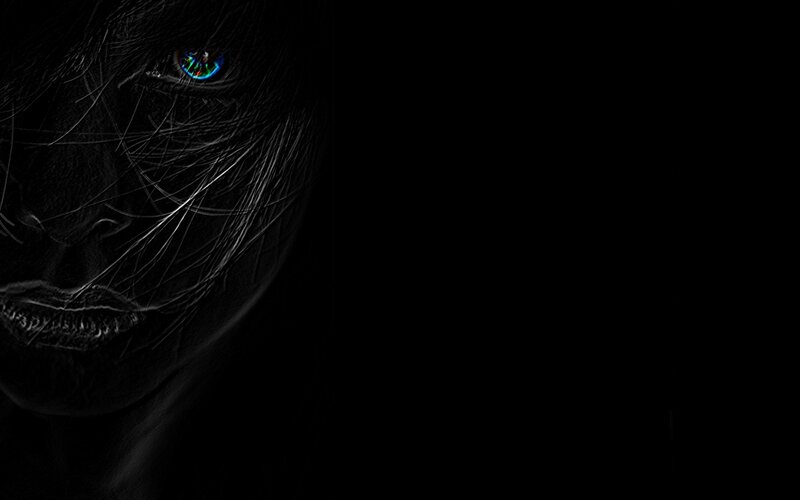Face with Glowing Eye