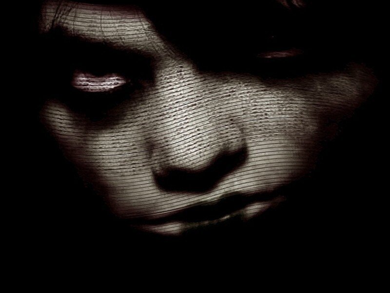 Face with Horizontal Lines