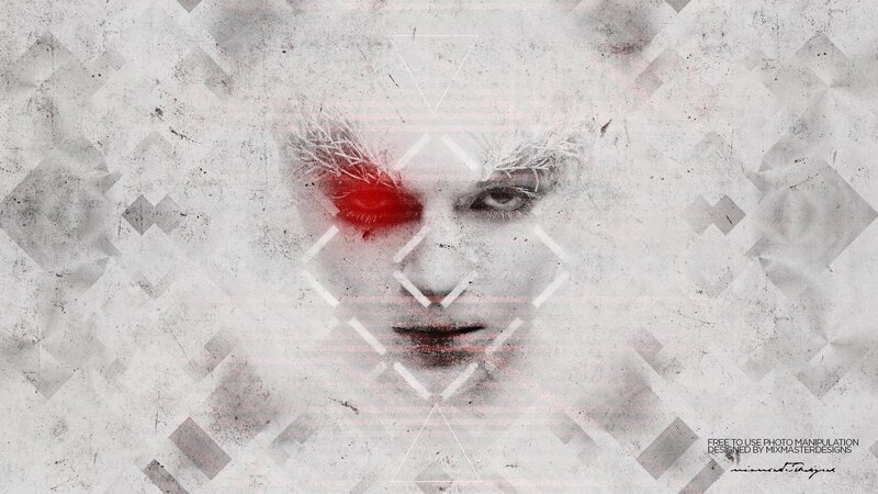 Face with Red Eye