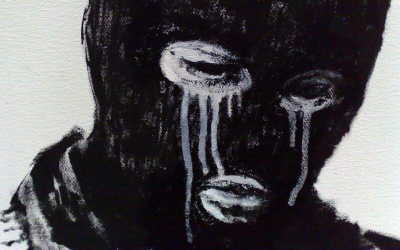 Face with White Tears