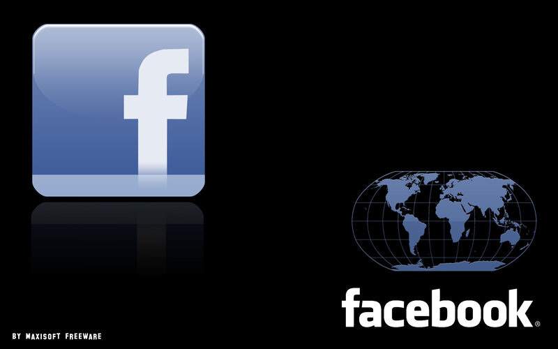 Facebook Logo and Globe