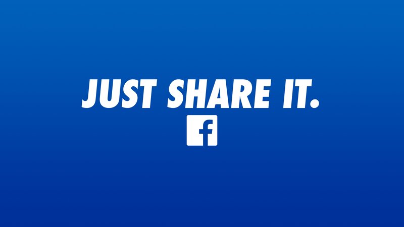 Facebook Logo and Text