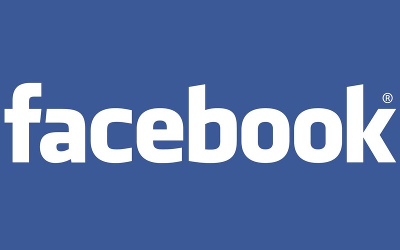 Facebook Logo — Blue, Neutral, Vector Art, Text
