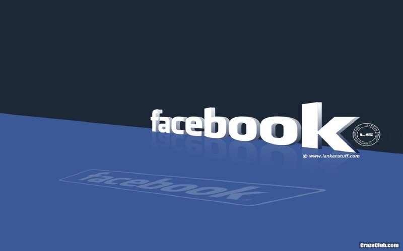 Facebook Logo on Blue Surface