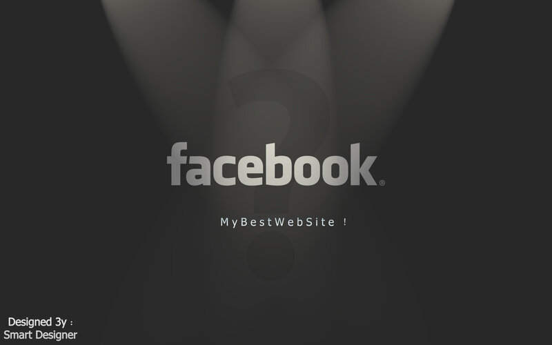 Facebook Logo on Dark Background