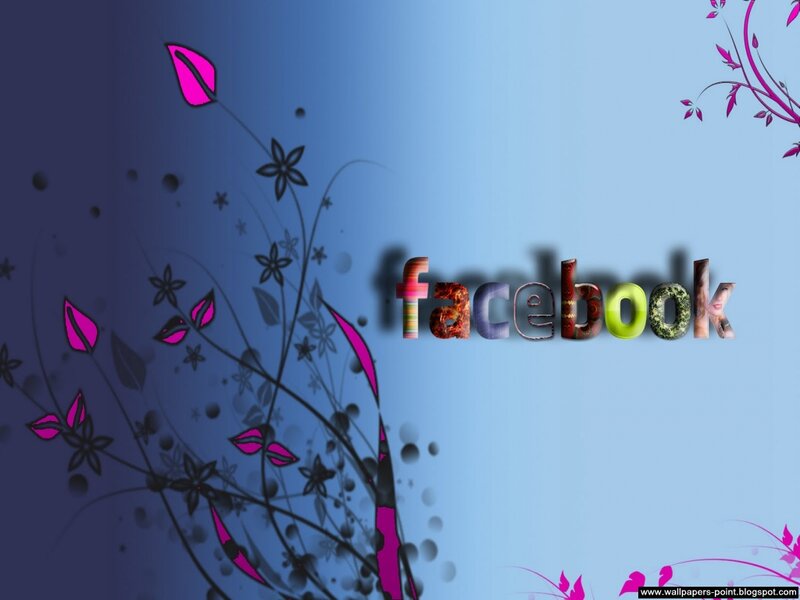 Facebook Logo with Floral Design
