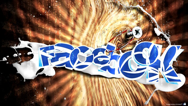 Facebook Logo with Splashes
