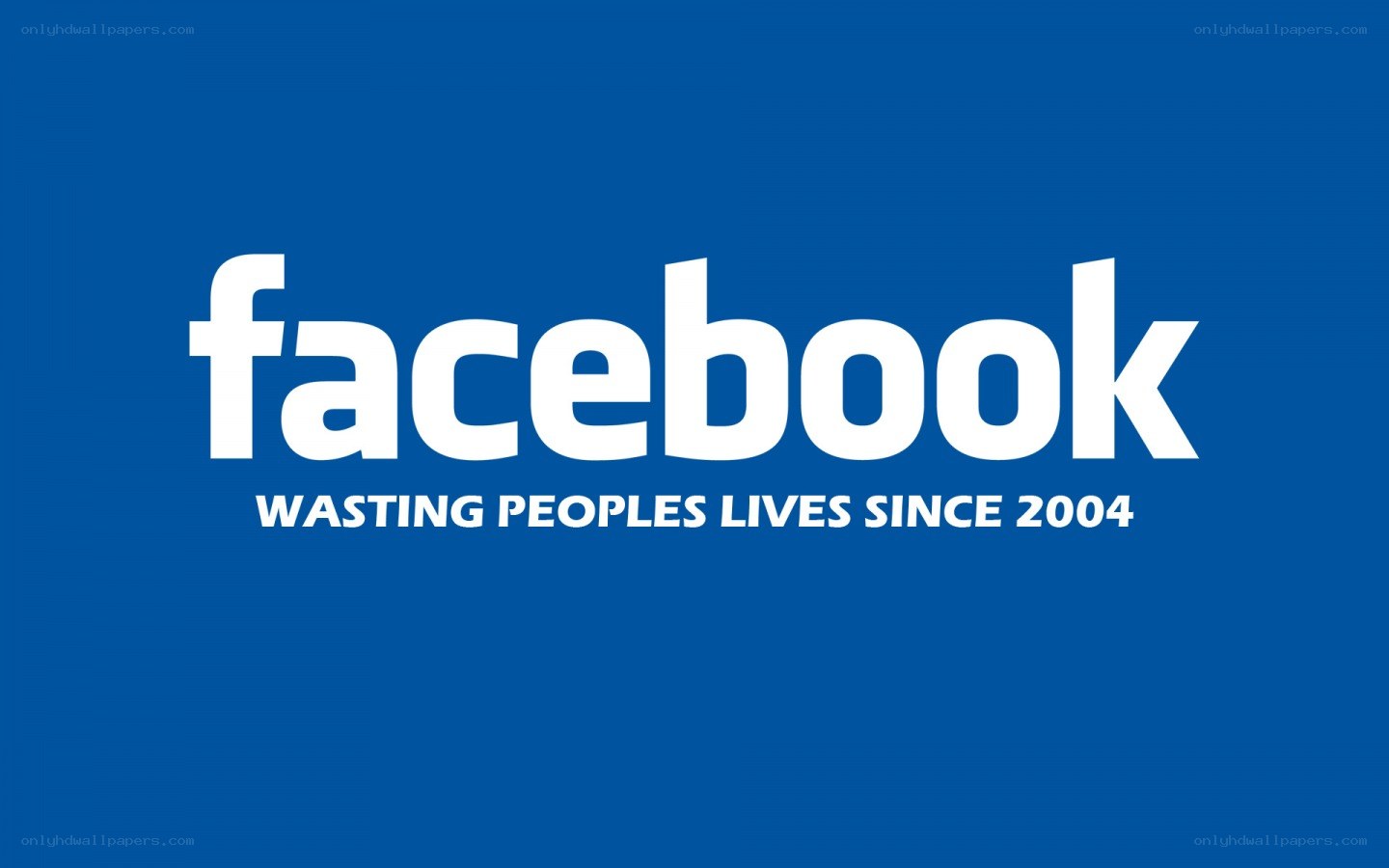 Facebook logo with tagline