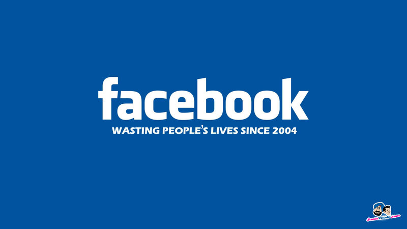 Facebook Logo with Text — Blue